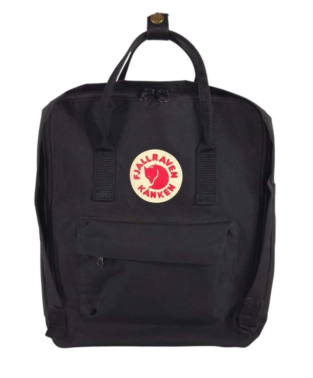 Fjallraven Kanken Classic Small Backpack Unisex Black Canvas Bookbag $90
